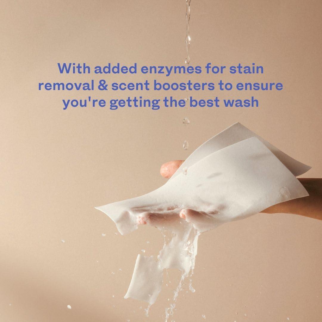 Hojas de Detergente para Ropa Skipper - 120 Hojas (240 Cargas)