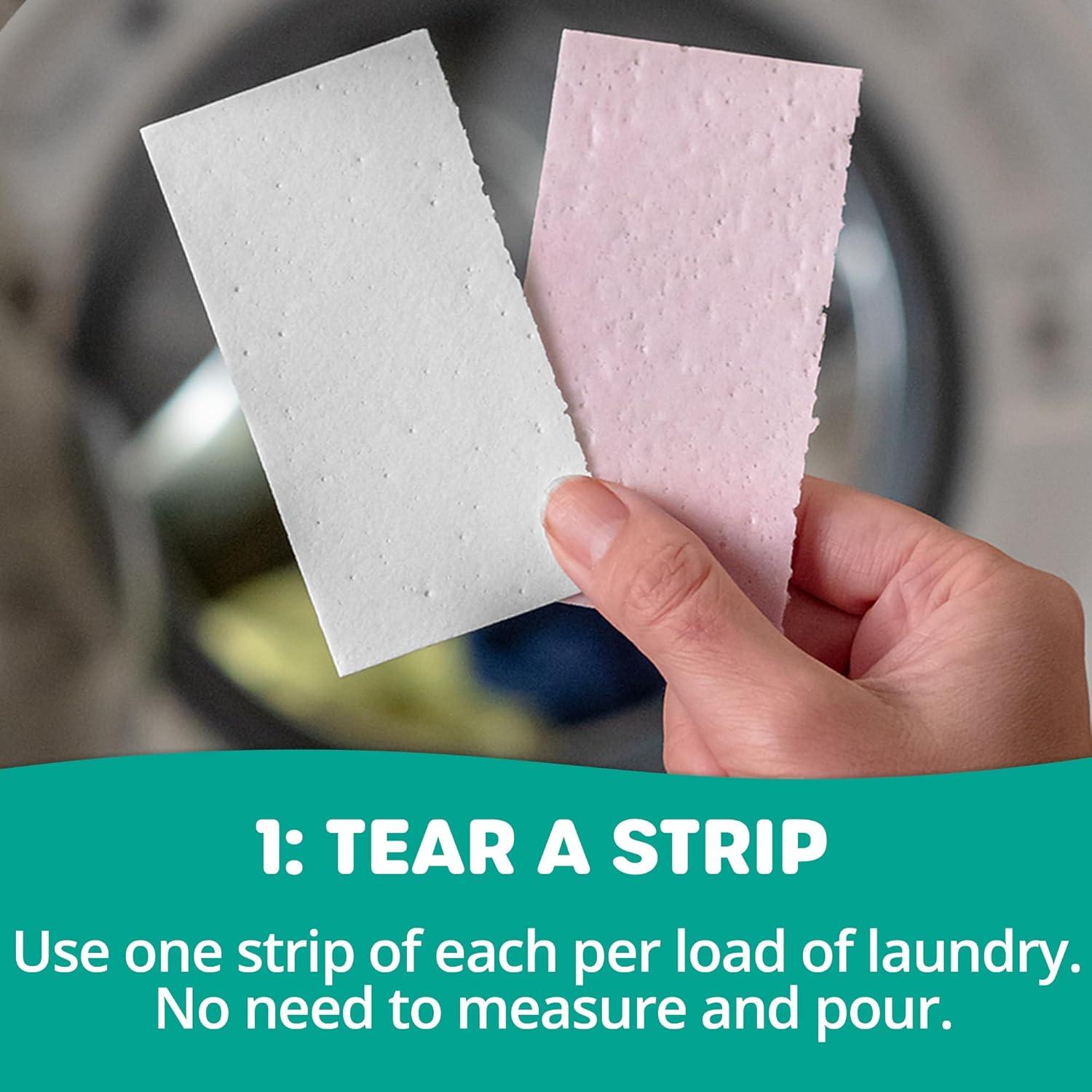 Hojas de detergente y suavizante Tru Earth 32 unidades sin fragancia