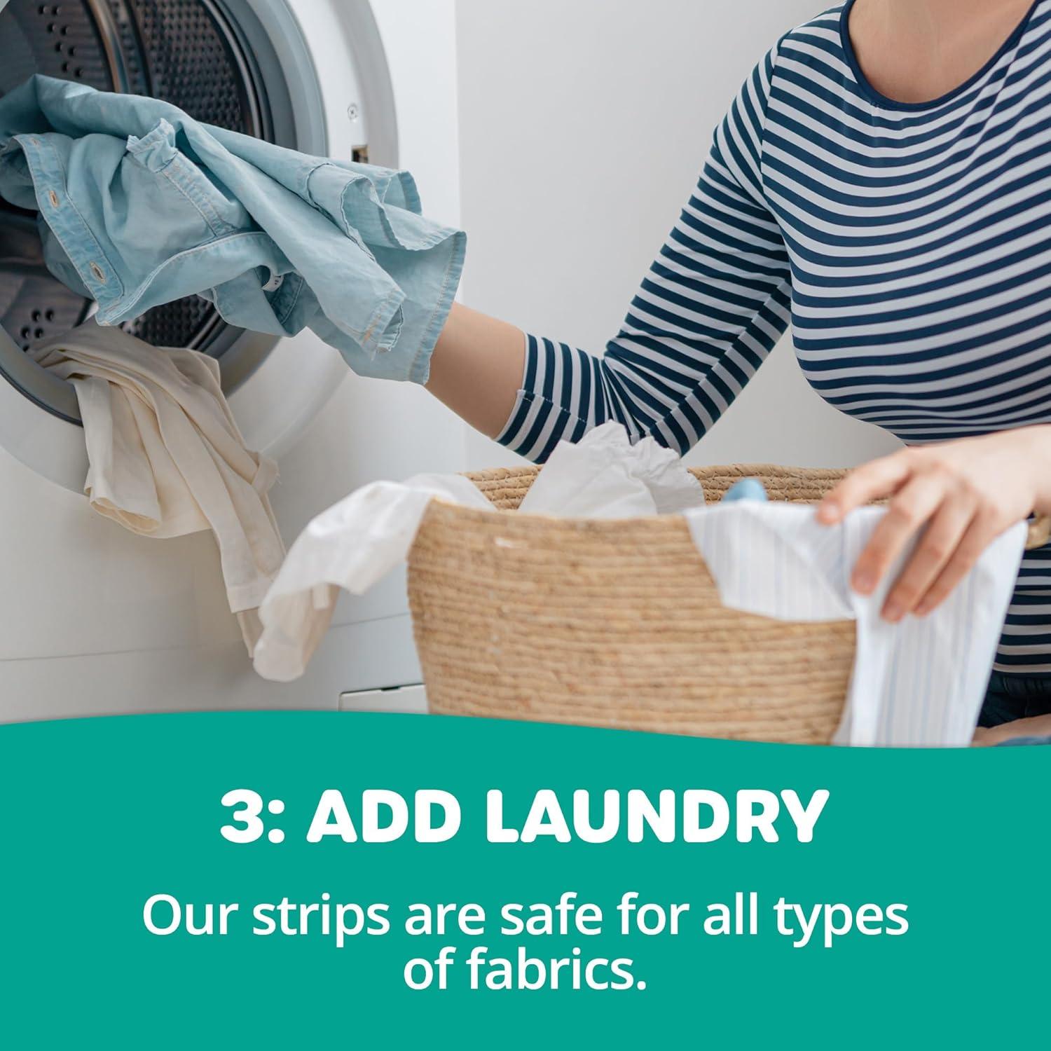 Hojas de detergente y suavizante Tru Earth 32 unidades sin fragancia