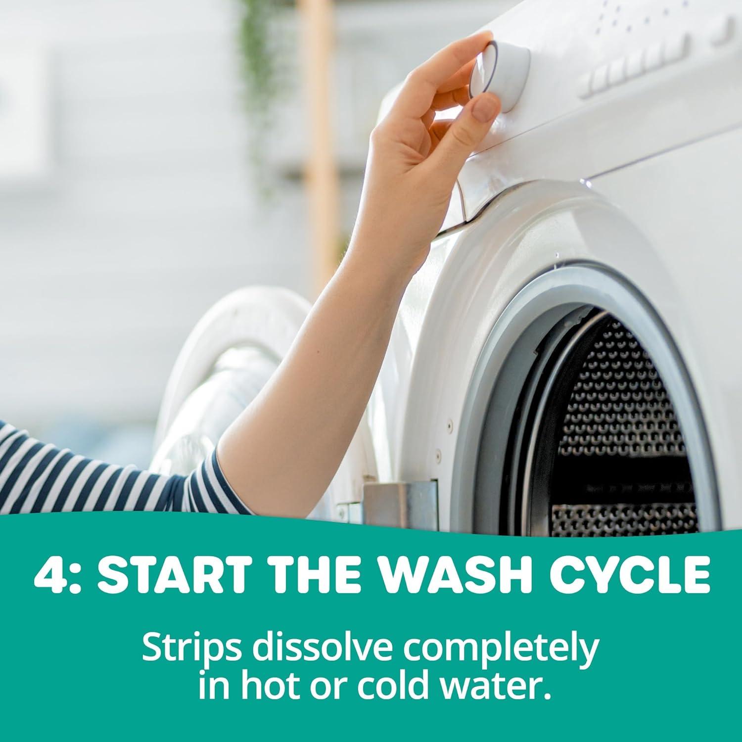 Hojas de detergente y suavizante Tru Earth 32 unidades sin fragancia