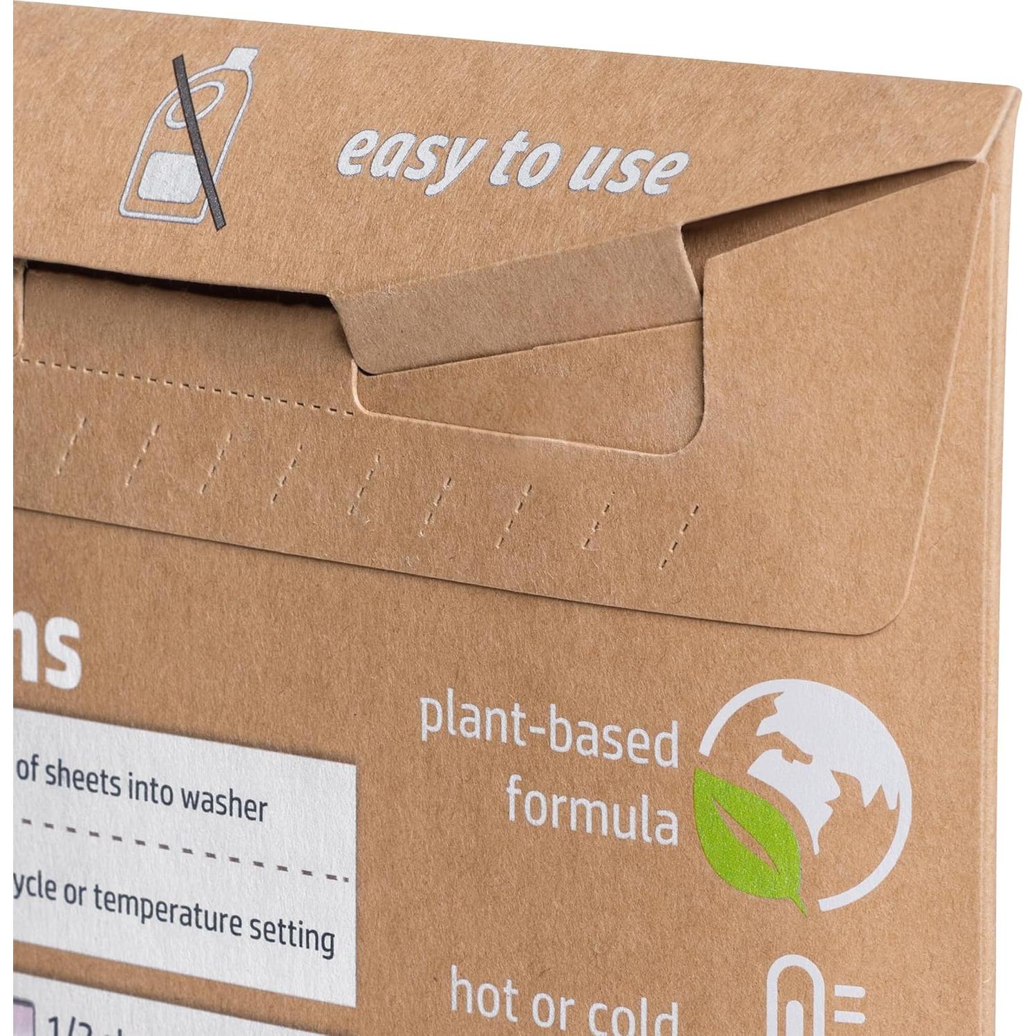 Hojas de detergente Homevative 30 hojas lavanda ecológicas