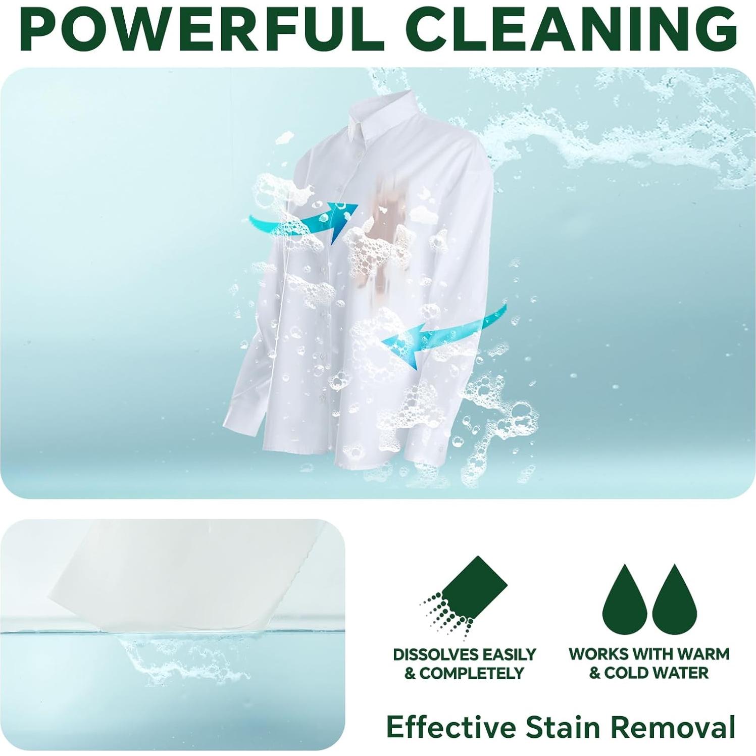 Hojas de Detergente Ecológicas OrientLeaf Aroma Fresco 80 Unidades