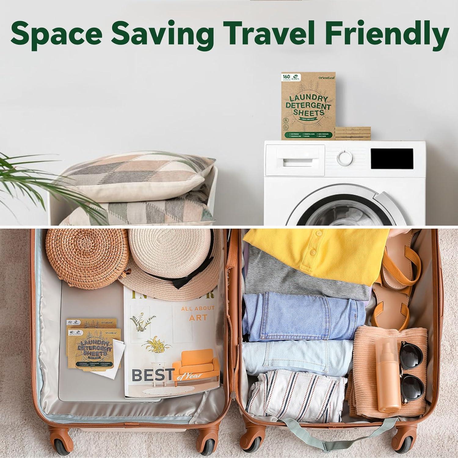 Hojas de Detergente Ecológicas OrientLeaf Aroma Fresco 80 Unidades