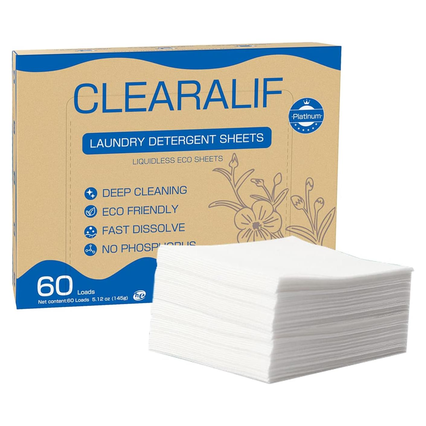 Hojas de Detergente Ecológicas CROS - 60 Cargas Lino Fresco