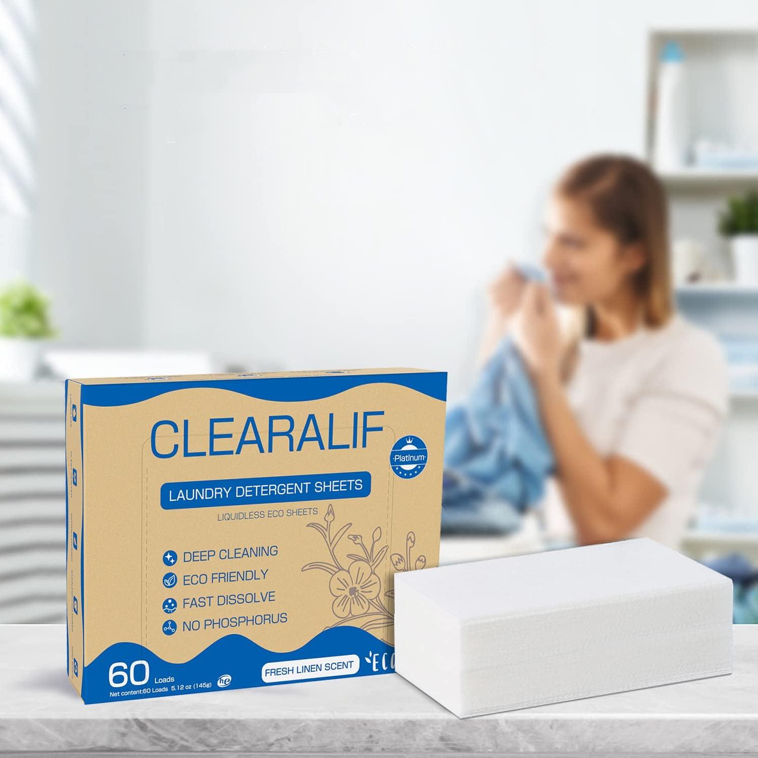 Hojas de Detergente Ecológicas CROS - 60 Cargas Lino Fresco