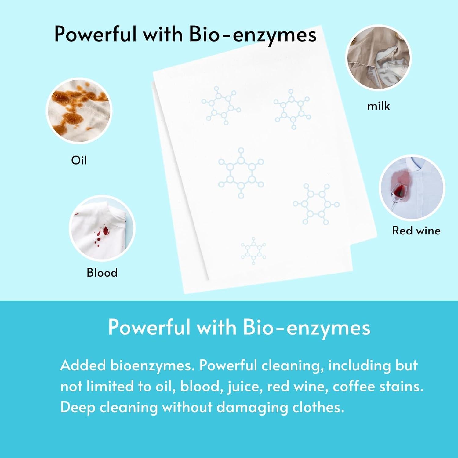 Hojas de Detergente para Ropa Flowcheer 5 Unidades Sin Fragancia