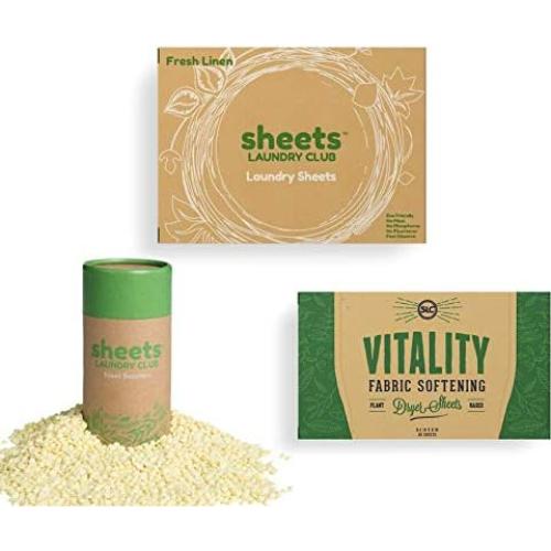 Paquete de Hojas de Detergente Sheets Laundry Club - 50 Cargas