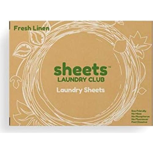 Paquete de Hojas de Detergente Sheets Laundry Club - 50 Cargas