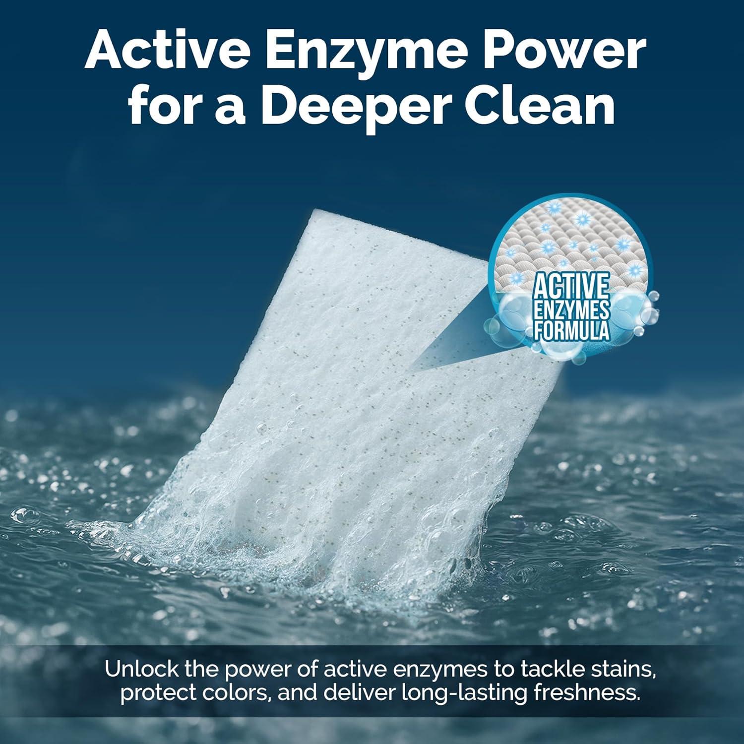 Hojas de detergente Premium+ Steam and Go 5 en 1 - 30 Ct