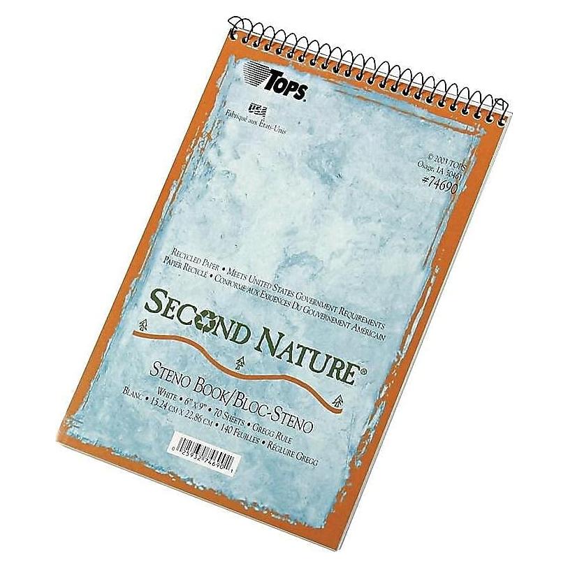 Cuaderno Steno TOPS Second Nature 70 Hojas 15x23 cm Reciclado