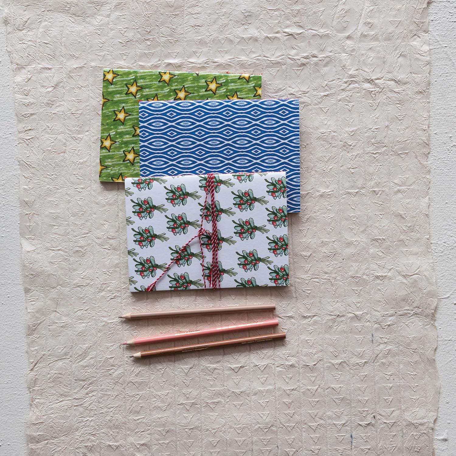 Cuaderno de Papel Reciclado Creative Co-Op 12.7x17.8 cm Set de 3