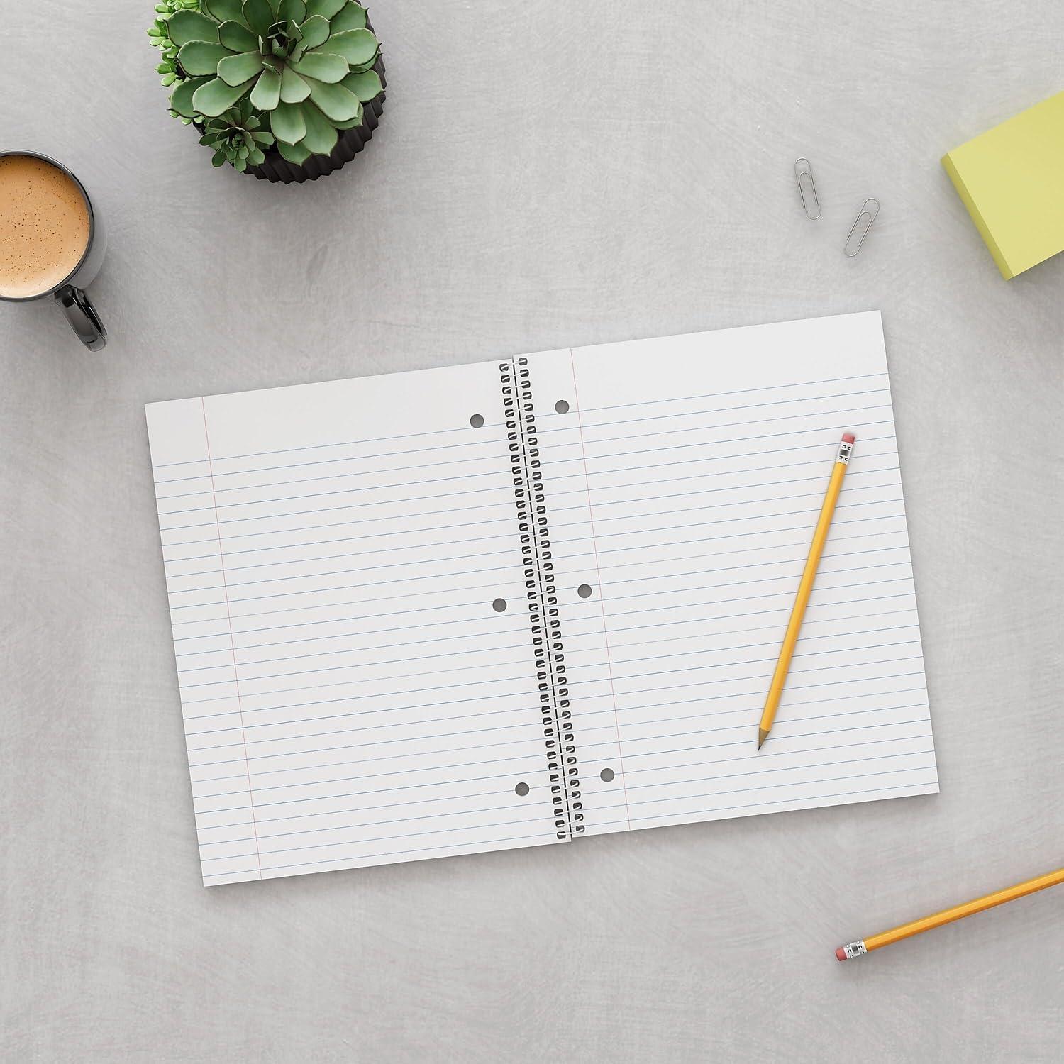 Cuaderno Rayado Ancho TRU RED 3 Asuntos 120 Hojas 20.32x26.67 cm