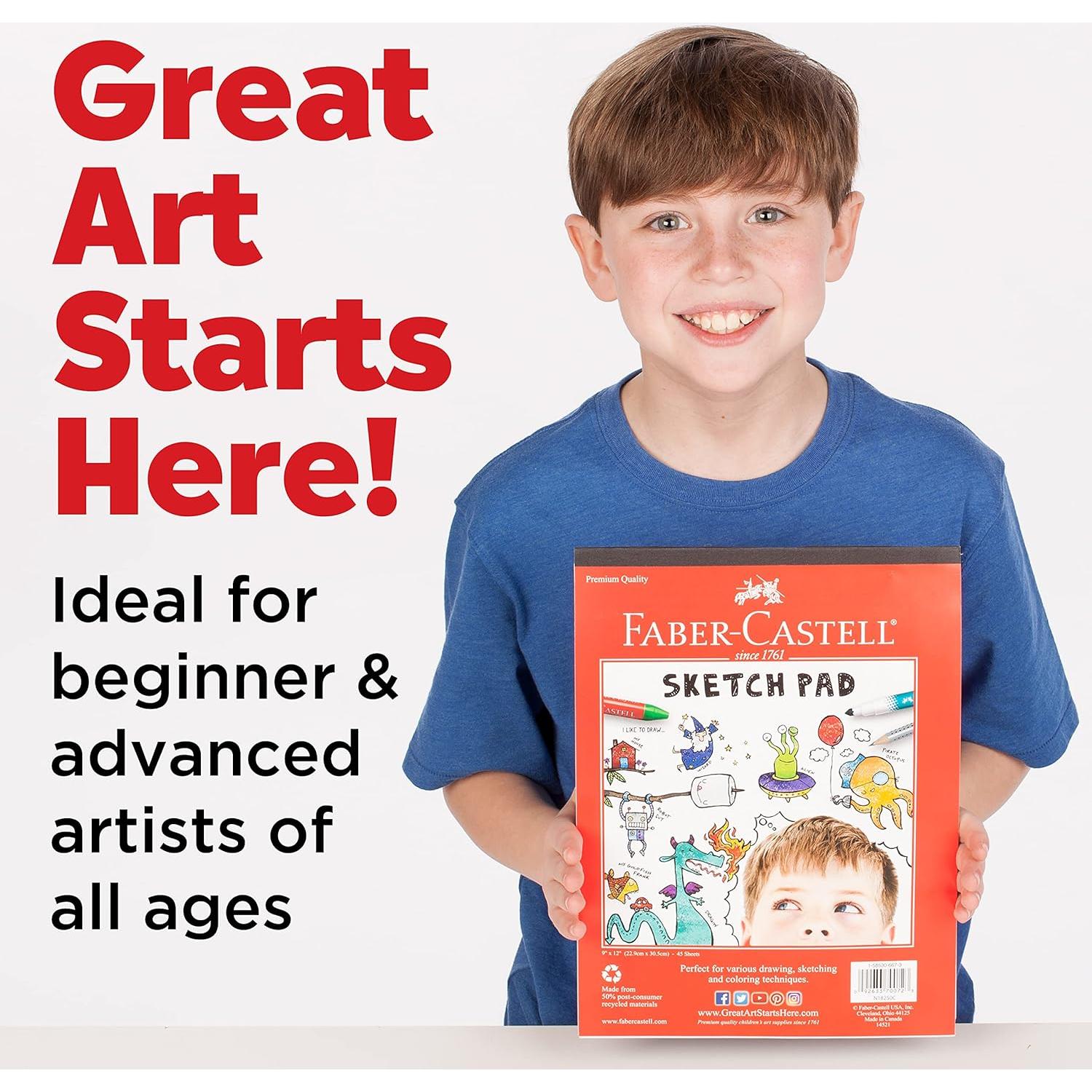 Bloc de Dibujo Faber-Castell 90 Hojas 23x30.5cm Ecológico