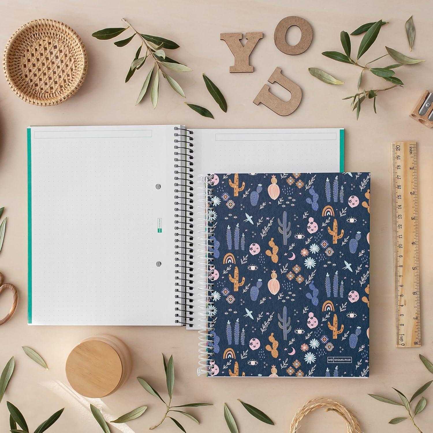 Cuaderno MiquelRius 4 Asignaturas 11x21.6cm 120 Hojas Rayadas