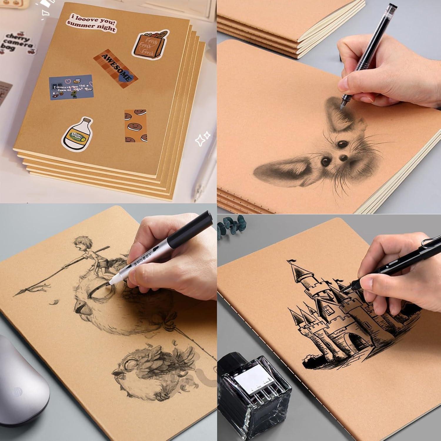 Paquete de 16 cuadernos A5 Zegrox con líneas 60 páginas