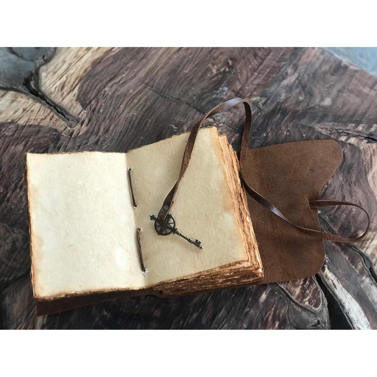 Diario de Cuero Vintage Wanderings A6 200 Páginas Marrón