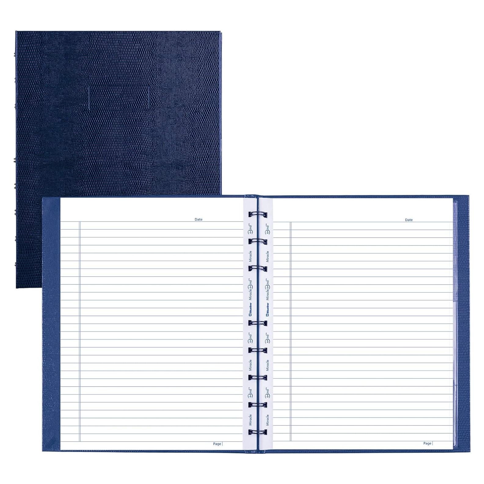 Cuaderno MiracleBind Blueline 150 Páginas Cubierta Dura 23.5x18.4cm