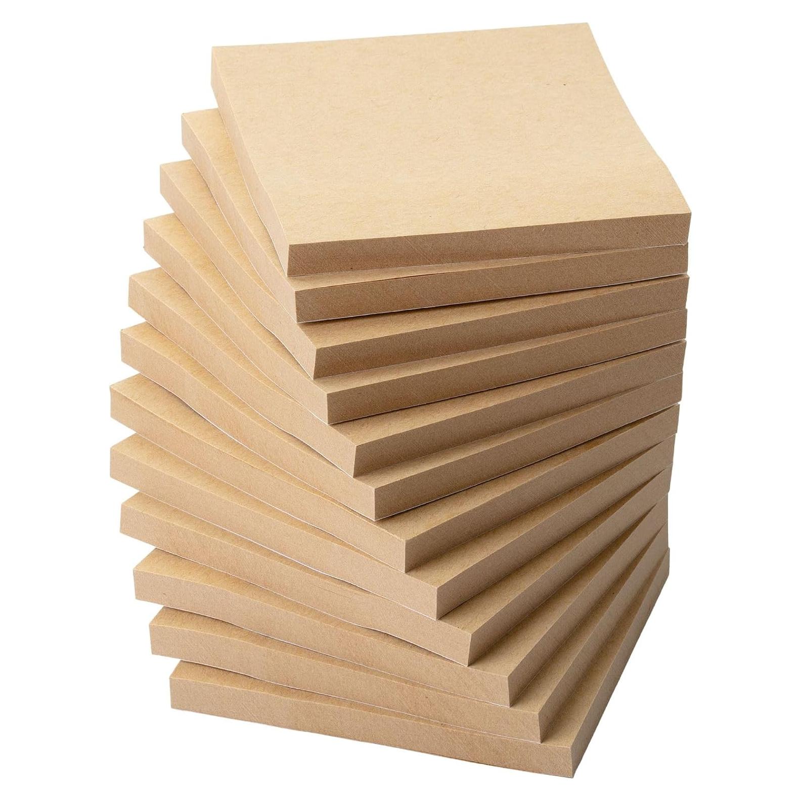 Notas Adhesivas Kraft Mr. Pen 3x3" (12 Blocs, 720 Hojas)