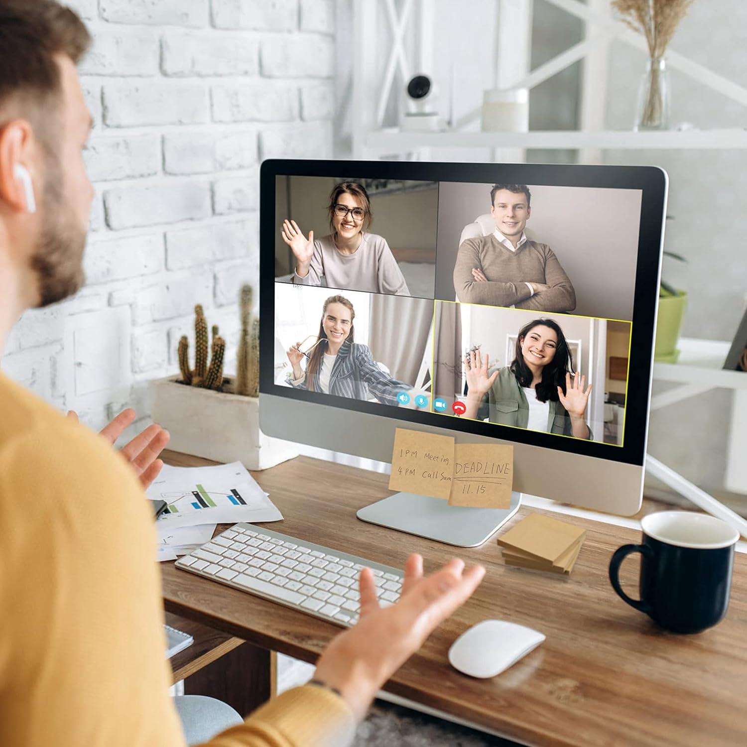 Notas Adhesivas Kraft Mr. Pen 3x3" (12 Blocs, 720 Hojas)