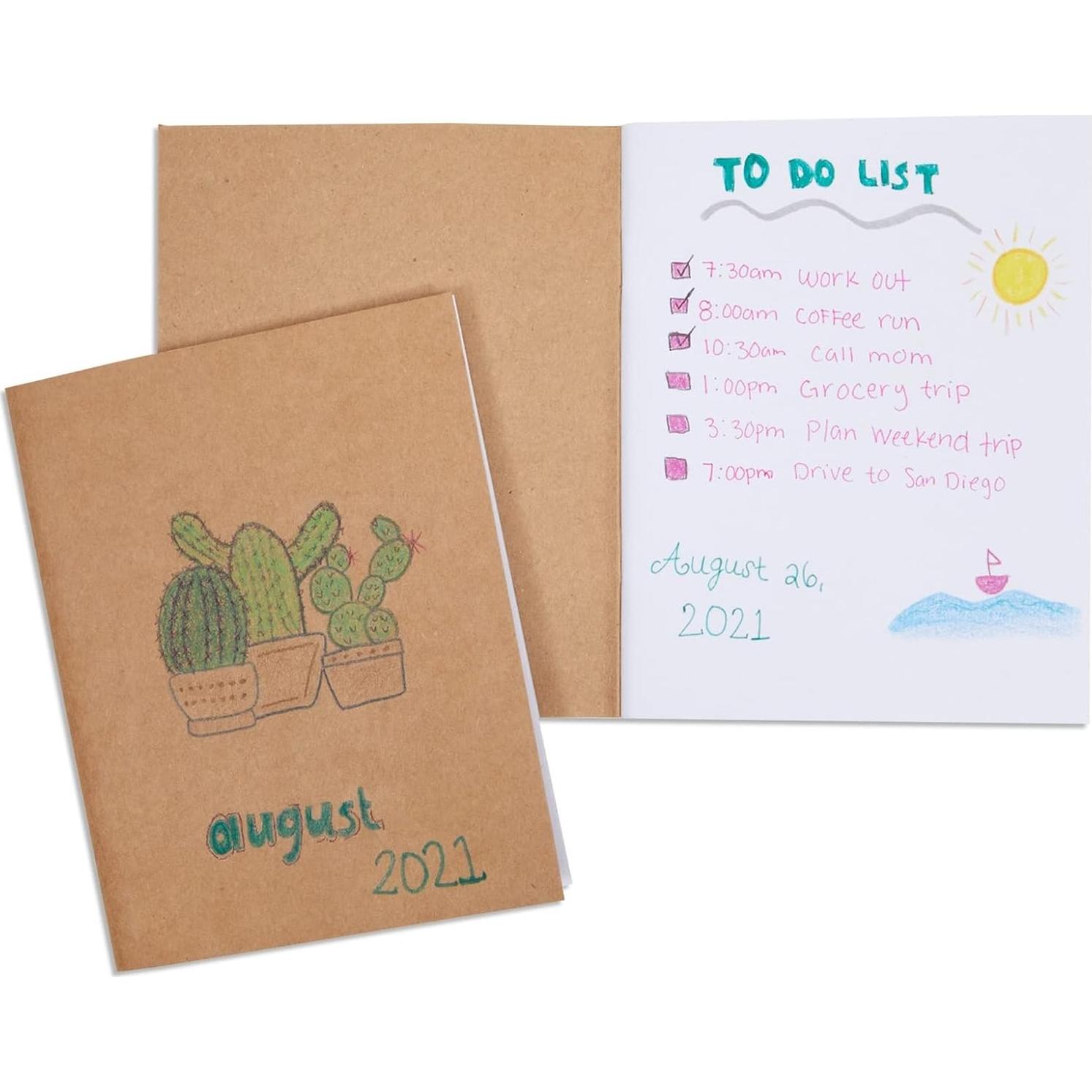 Paquete de 48 Cuadernos en Blanco Paper Junkie 10.8x14 cm