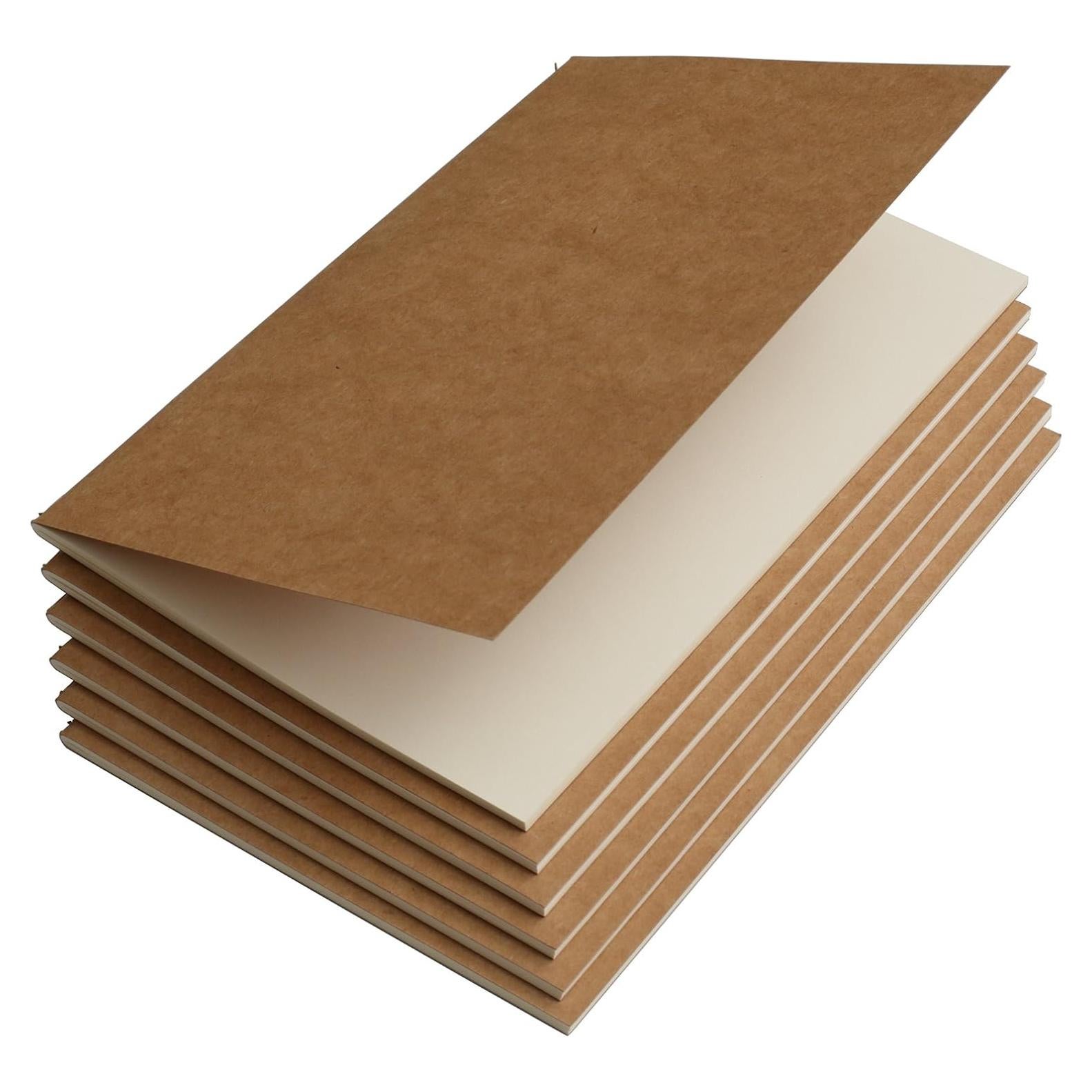 Juego de Cuadernos de Viaje TWONE A5 Kraft 60 Páginas