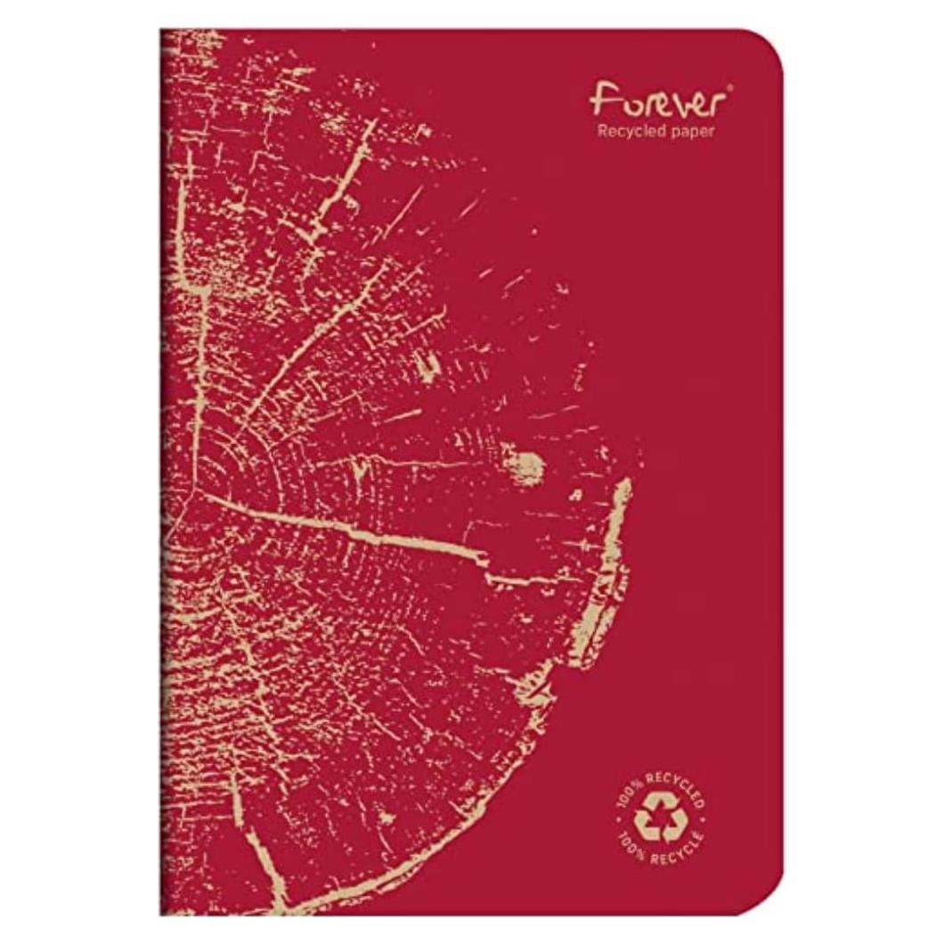 Cuaderno Grapado Clairefontaine Eterno Rojo A5 120 Páginas 90 g/m2