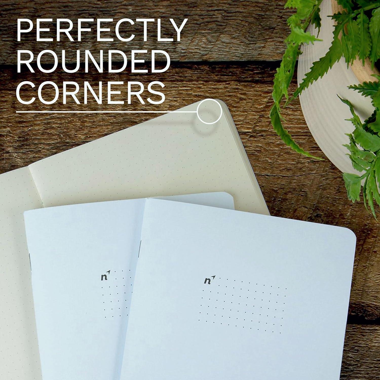 Cuadernos A5 Rayados Northbooks Azules (Paquete de 3)