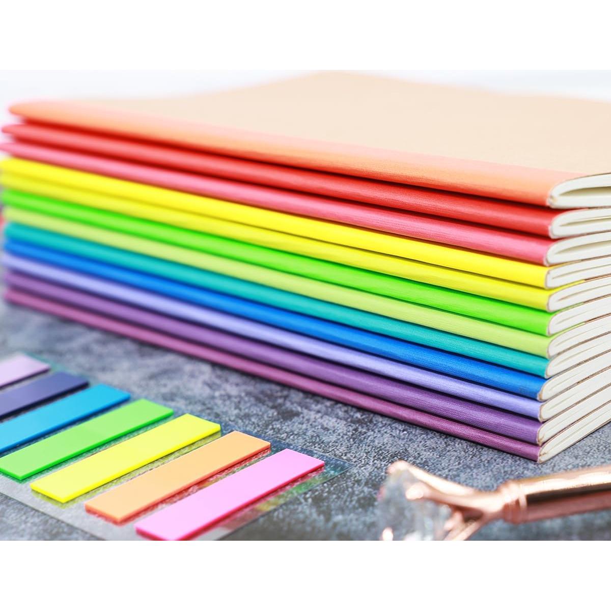 Paquete de 12 cuadernos A5 Zegrox con líneas y colores variados