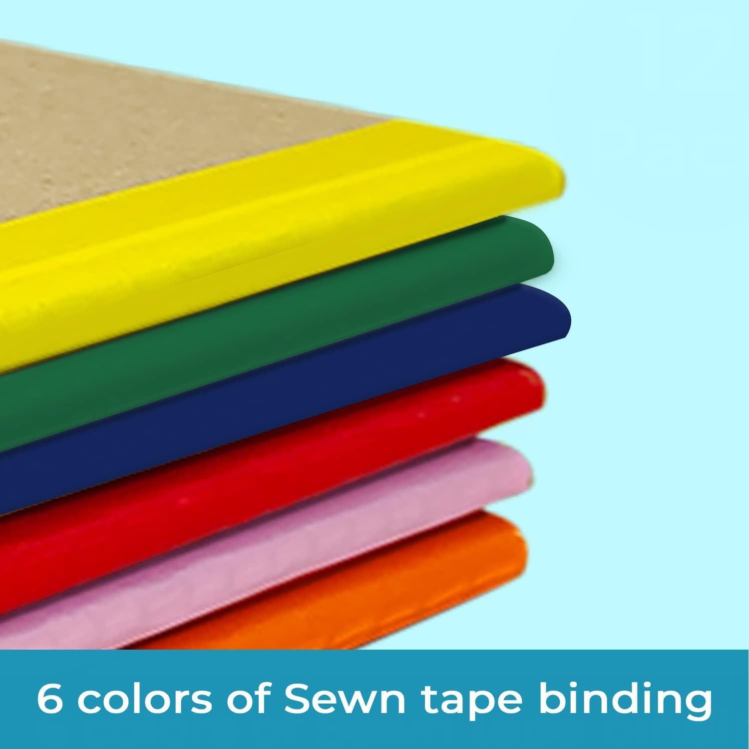 Paquete de 12 Cuadernos Kraft Rosmonde Rayado Ancho 20.32x14.48cm