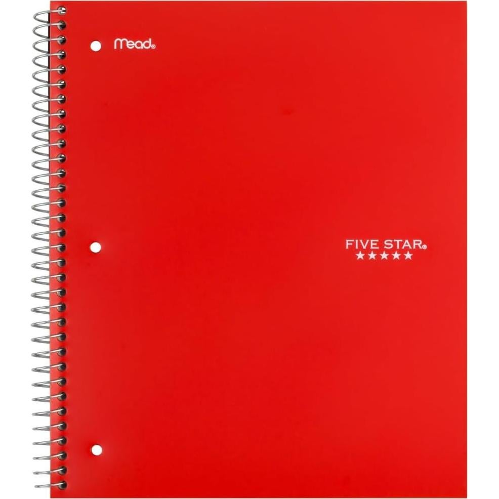 Cuaderno Espiral Five Star 3 Materias 150 Hojas Rayadas
