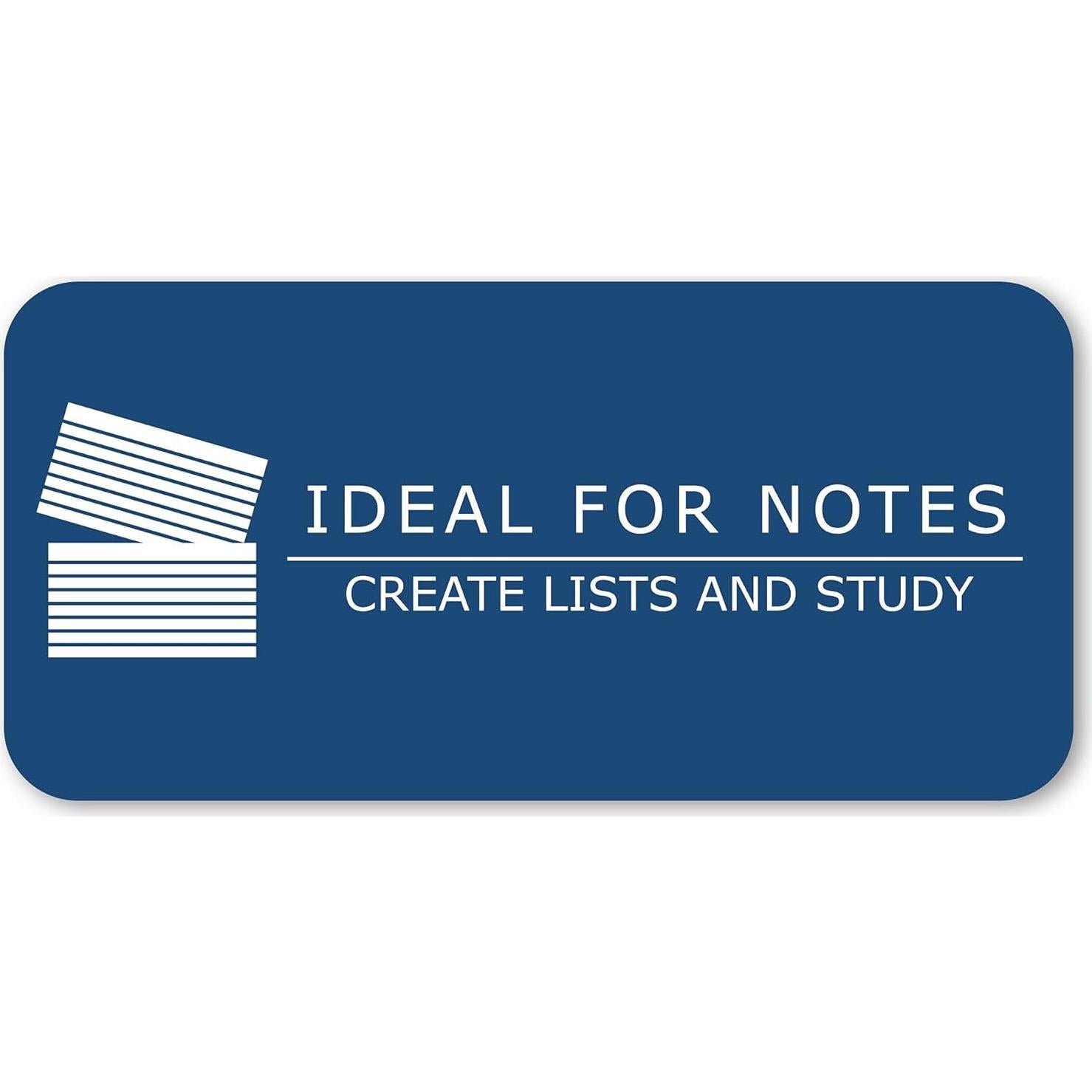 Tarjetas de Índice Blancas Roaring Spring 3x5" 50 Unidades Rayadas