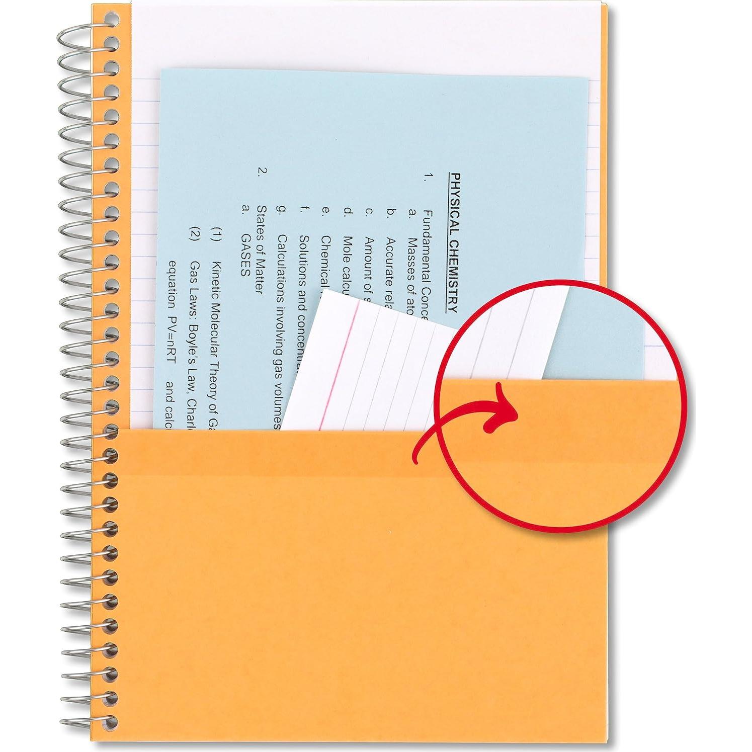 Cuaderno Espiral 2 Asignaturas Five Star 100 Hojas Azul