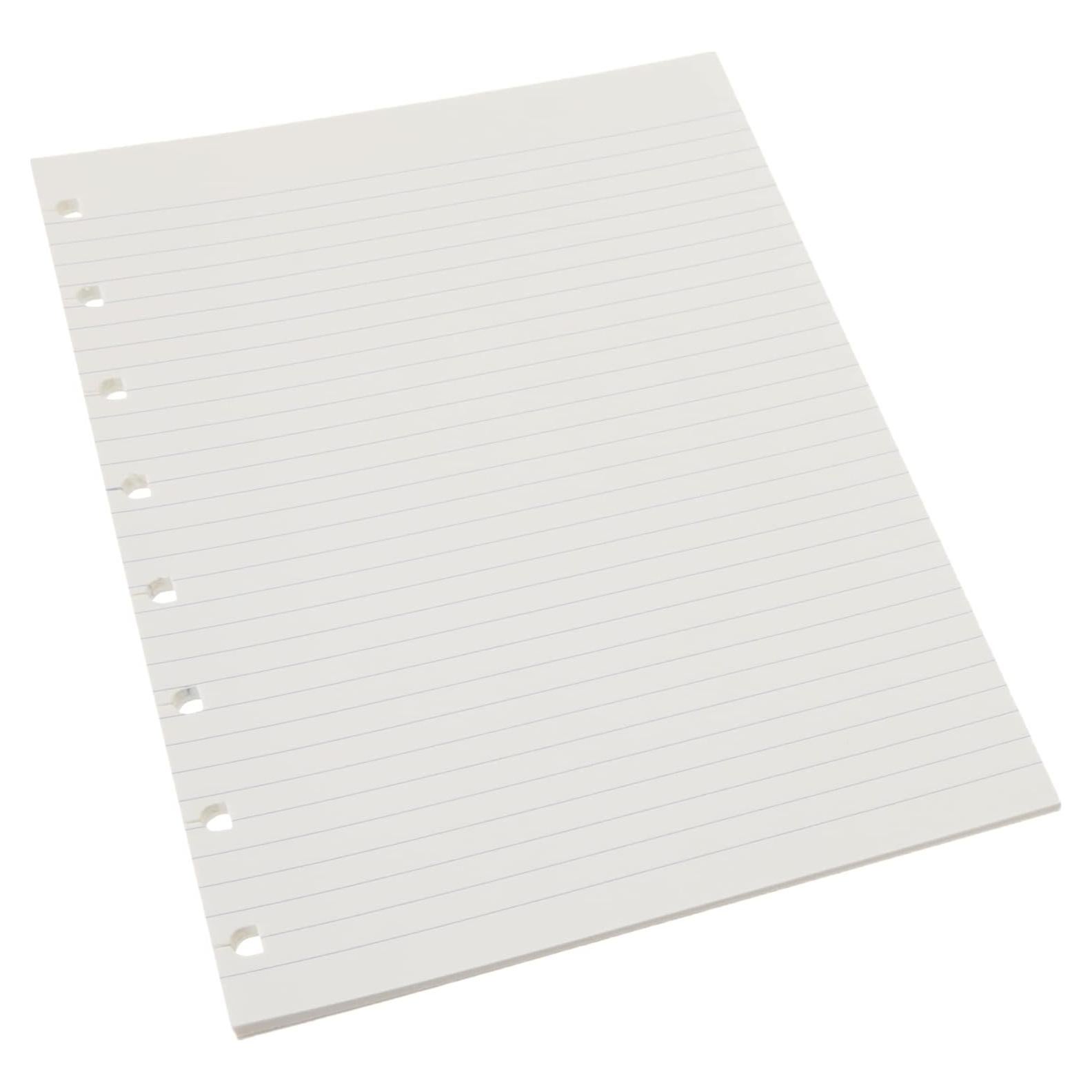 Relleno de diario Filofax A5 con líneas 32 hojas crema