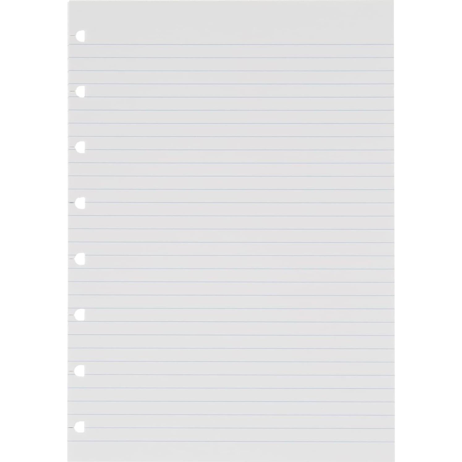 Relleno de diario Filofax A5 con líneas 32 hojas crema