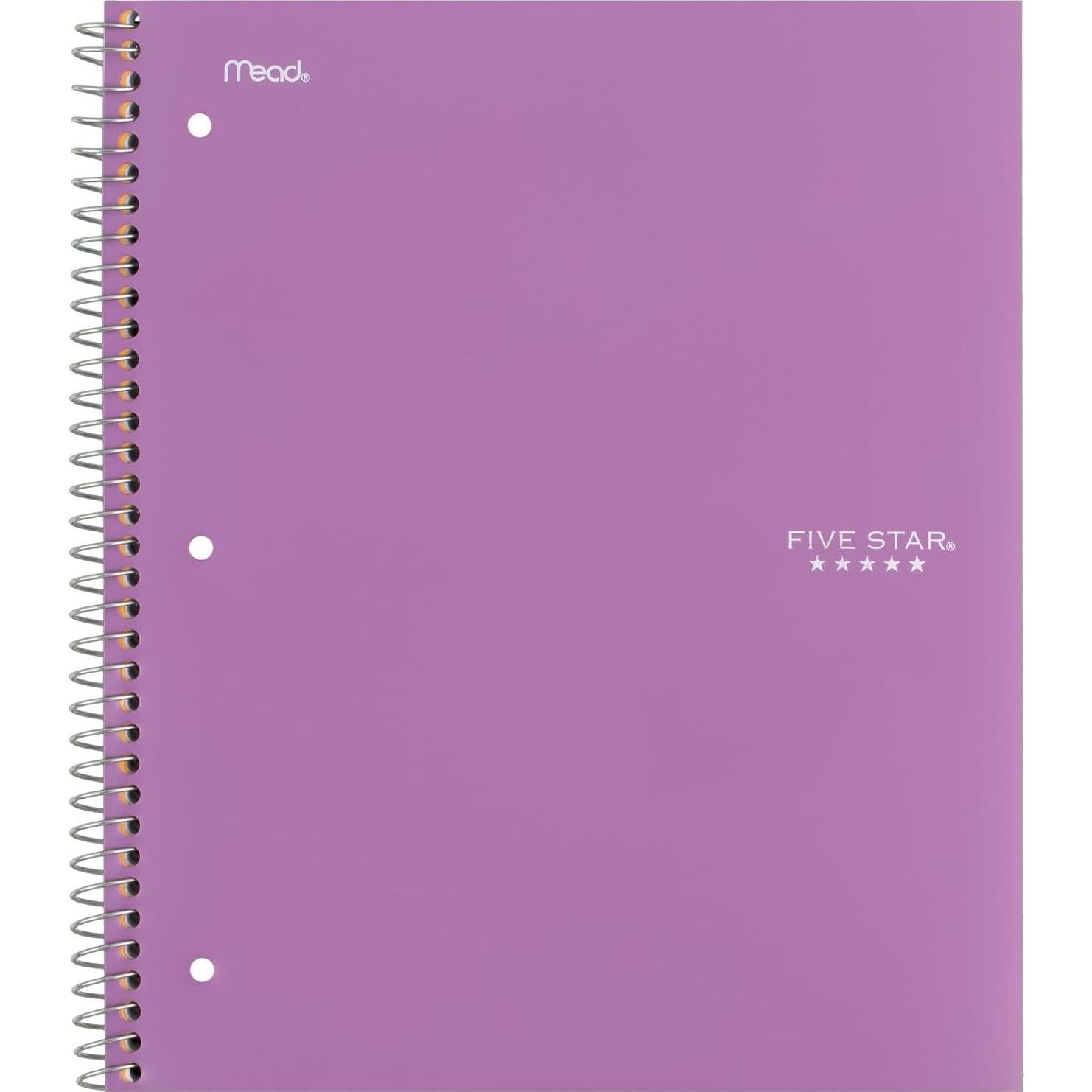 Cuaderno Espiral Five Star 5 Asignaturas 200 Hojas 20.32x26.67cm
