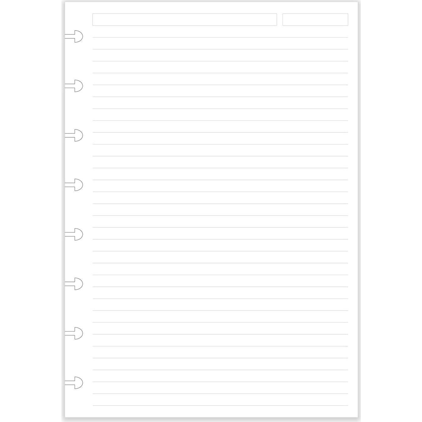 Papel de Recarga Junior Nokingo 100 Hojas 14.7 x 21 cm