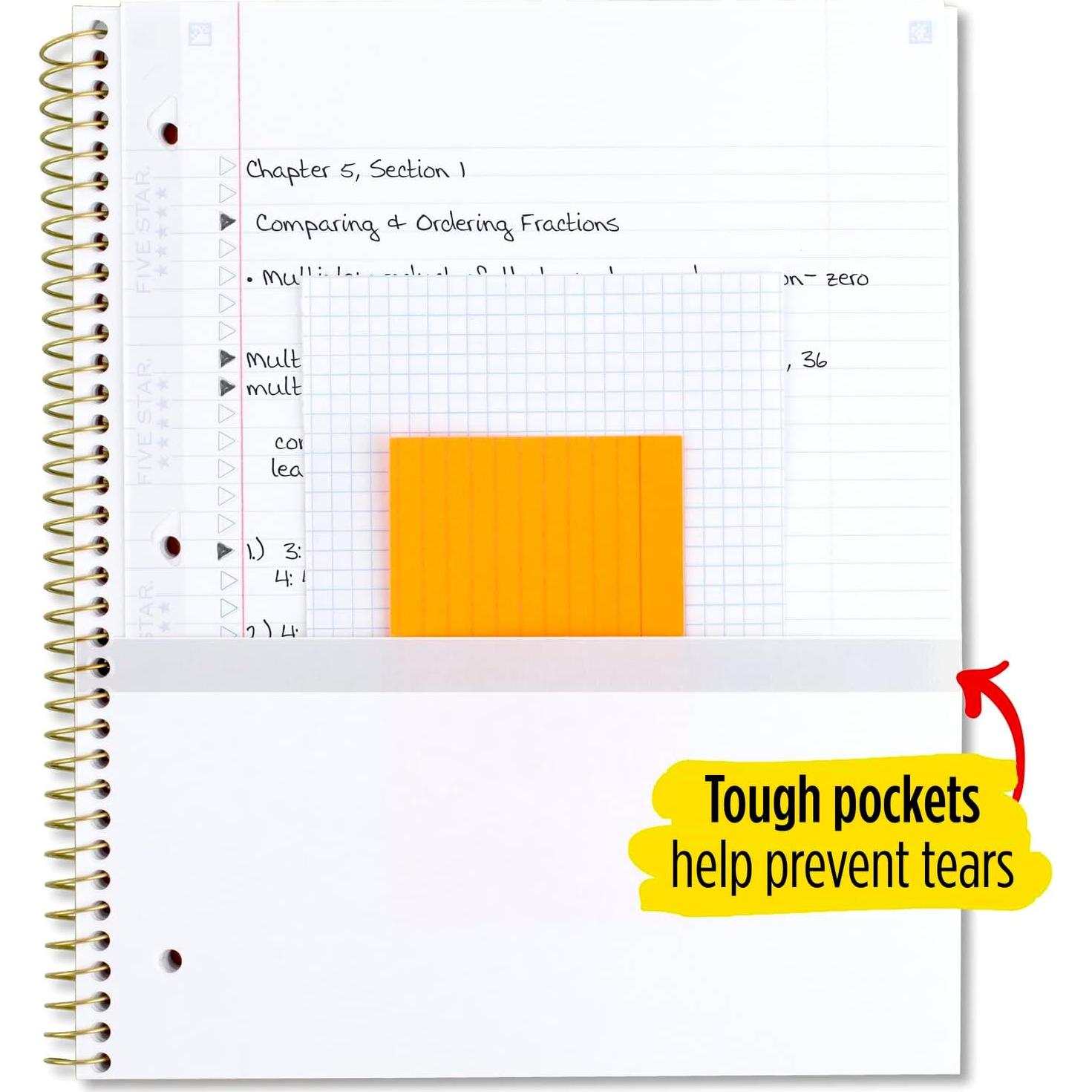 Cuaderno Espiral Five Star 1 Materia 80 Hojas Universitarias