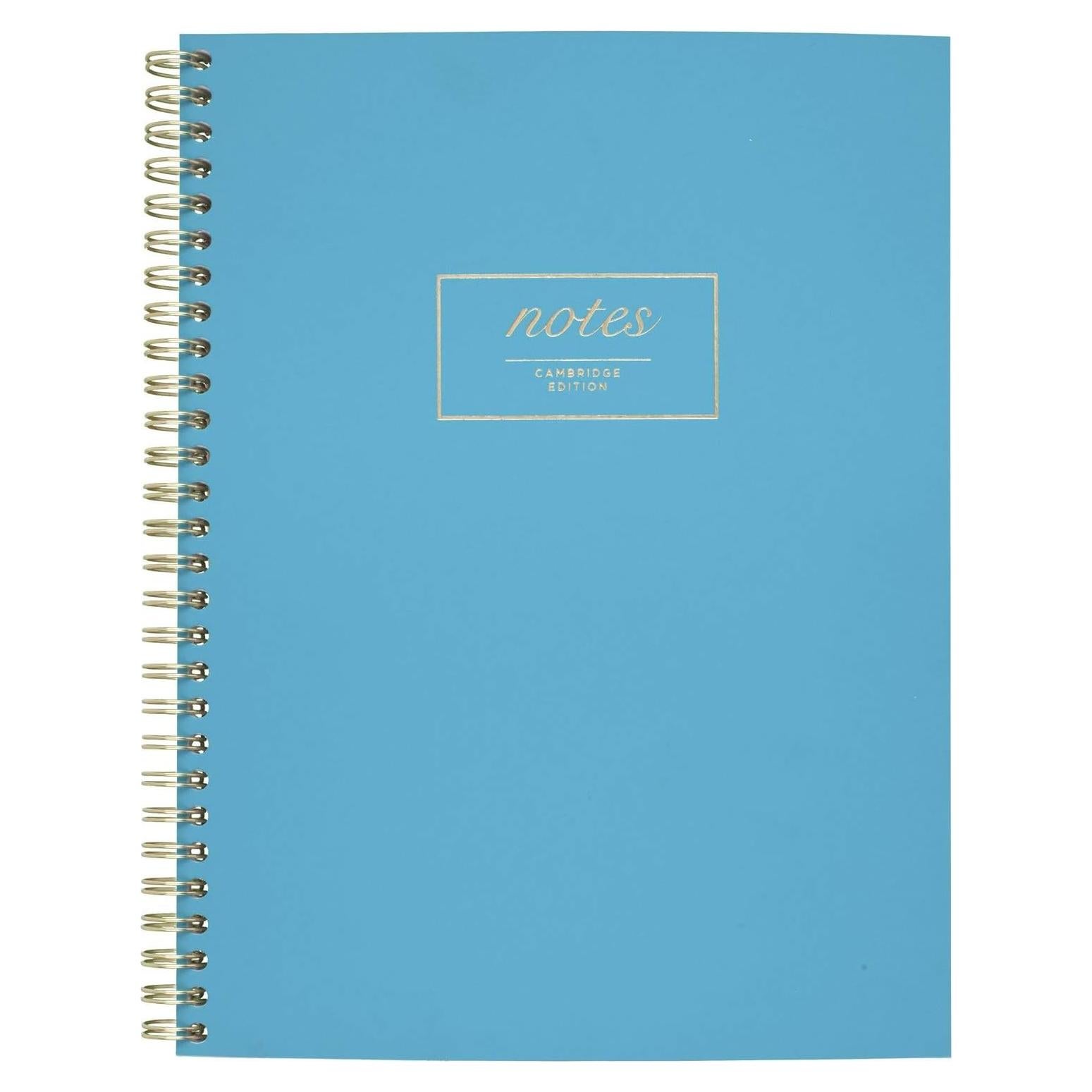 Cuaderno de Reuniones Cambridge Verde Azulado 80 Hojas Rayado