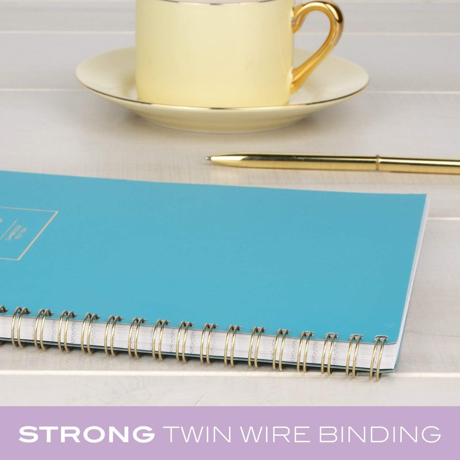 Cuaderno de Reuniones Cambridge Verde Azulado 80 Hojas Rayado