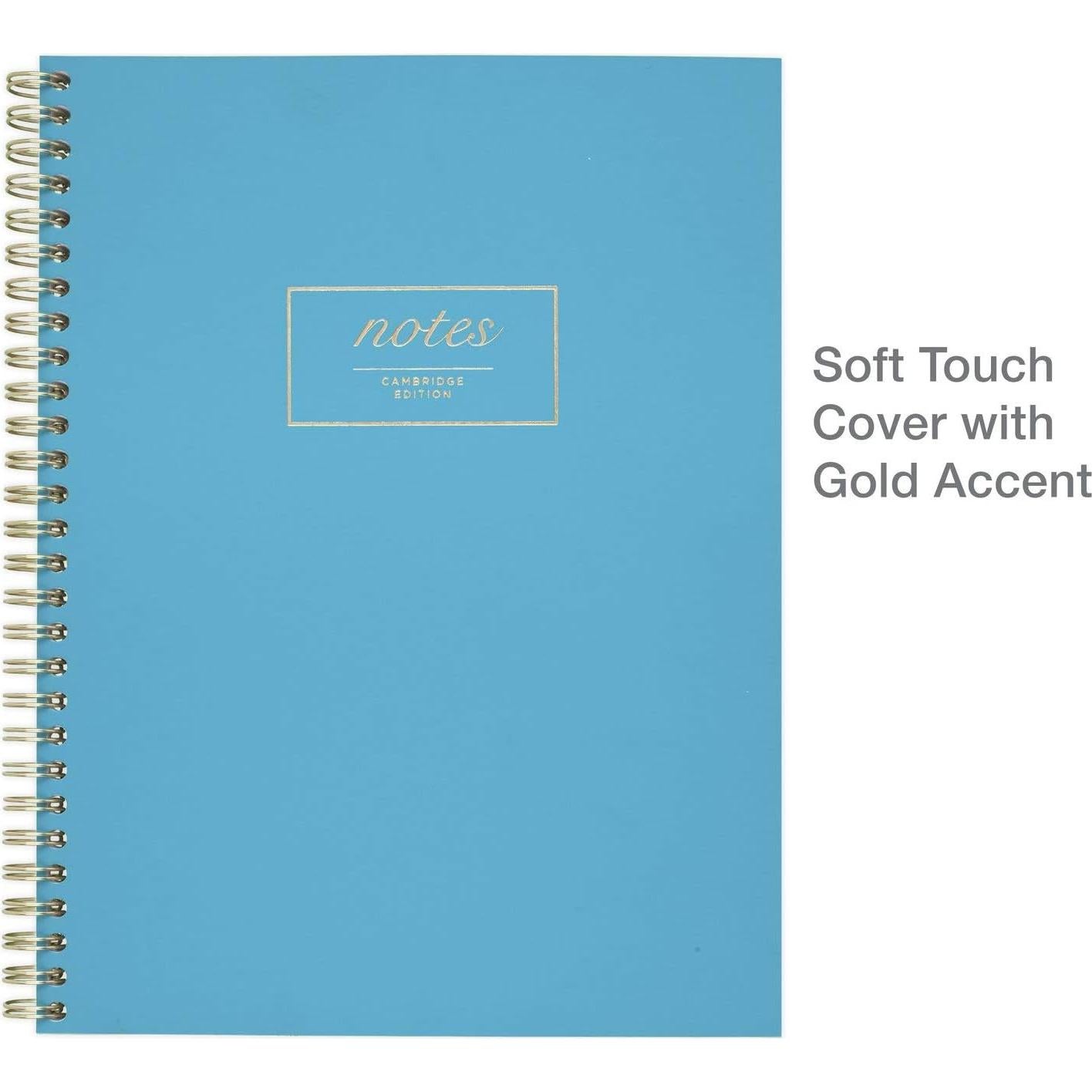 Cuaderno de Reuniones Cambridge Verde Azulado 80 Hojas Rayado