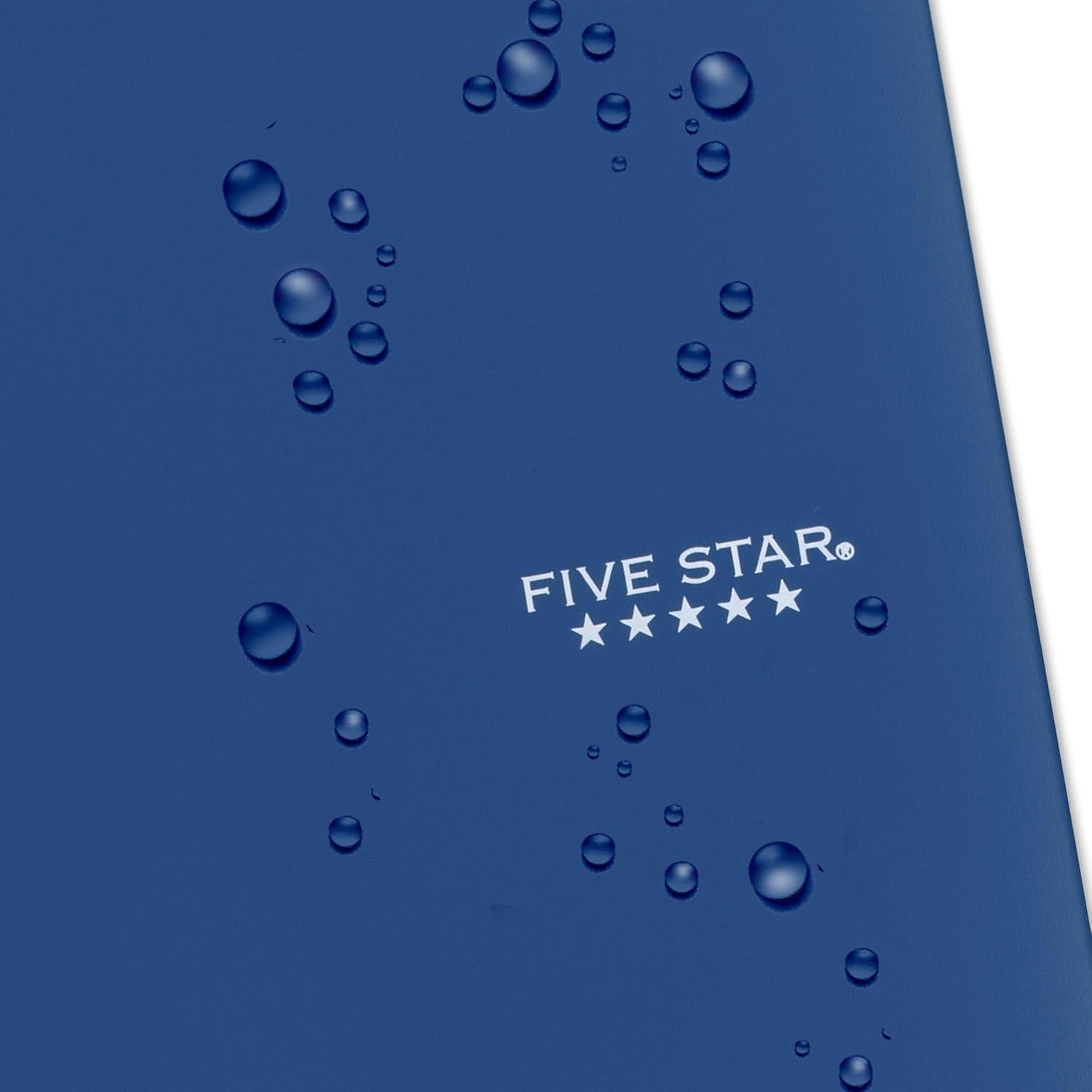 Cuaderno Espiral Five Star 3 Asignaturas 150 Hojas Azul