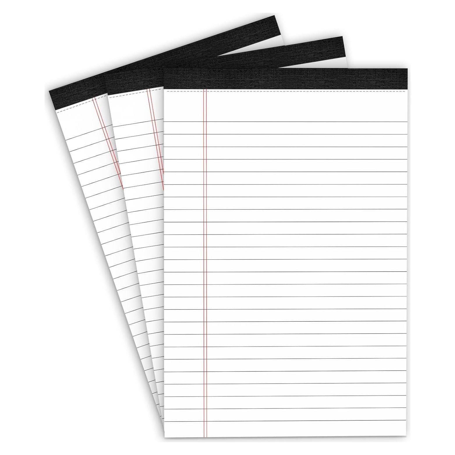 Paquete de 3 Blocs de Notas MuiAng 5x8 Pulgadas Rayados