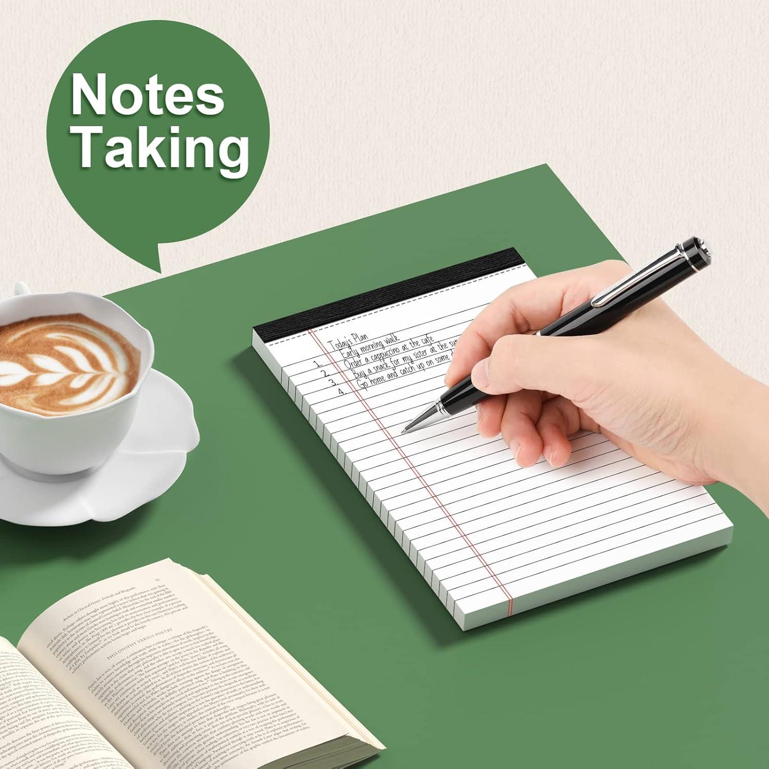 Paquete de 3 Blocs de Notas MuiAng 5x8 Pulgadas Rayados