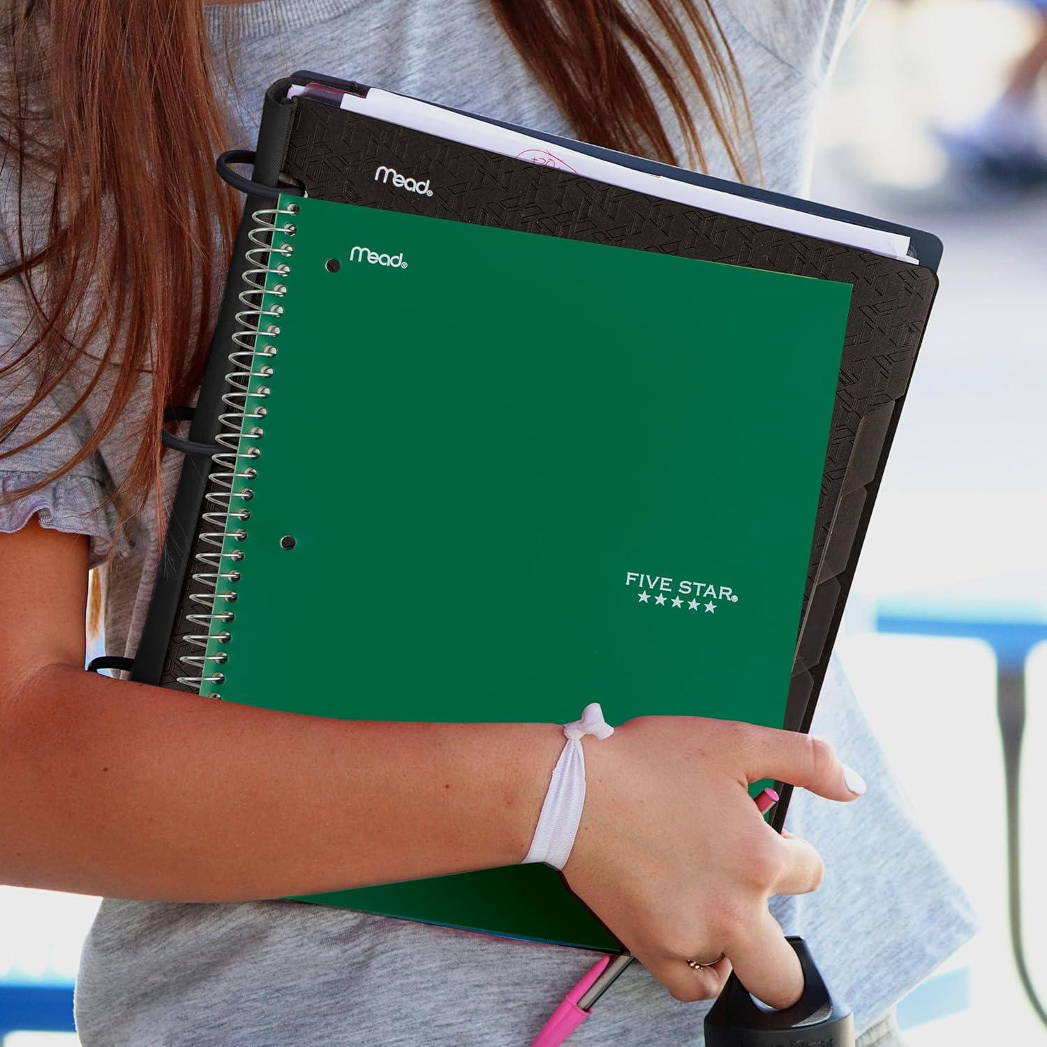 Cuaderno Espiral Five Star 3 Materias 150 Hojas Verde