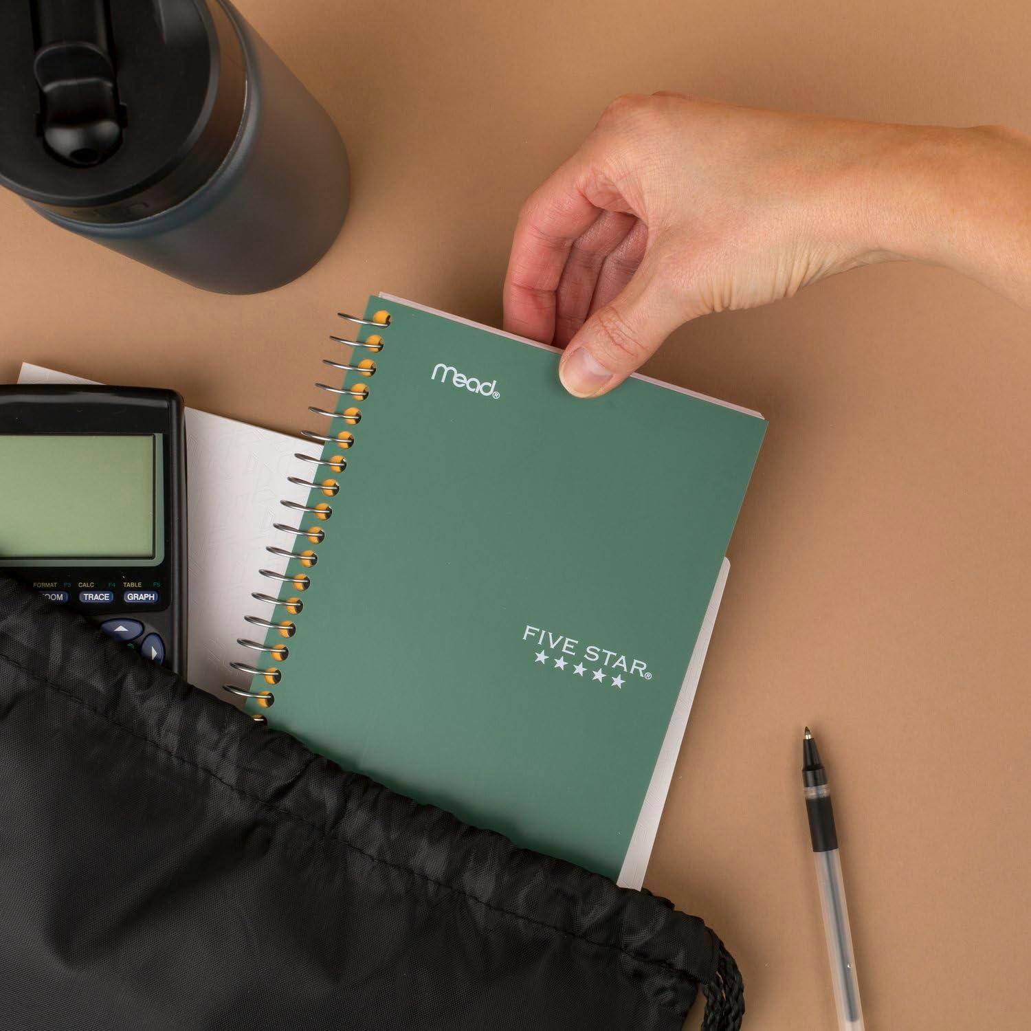 Cuaderno Personal Five Star 1 Asignatura 100 Hojas Verde