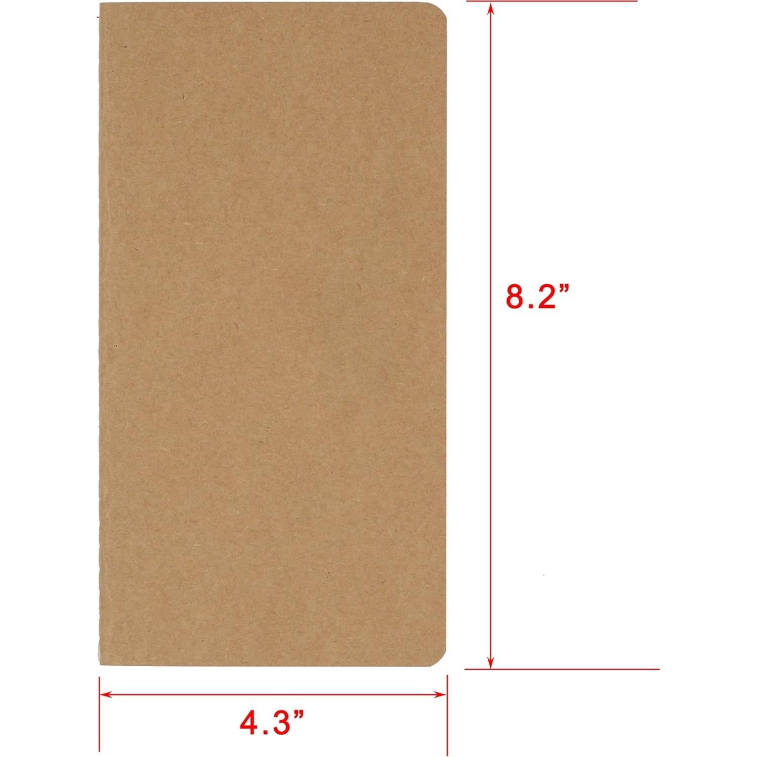 Juego de Cuadernos de Viaje TWONE - 3 Piezas Rayadas 10.9x20.8 cm