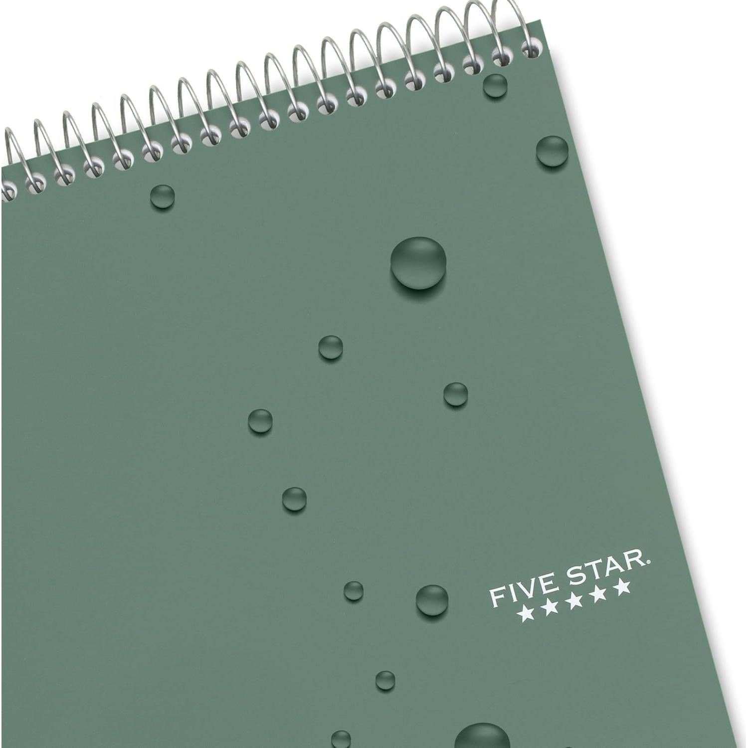 Cuaderno Espiral Five Star 1 Asignatura 100 Hojas Verde