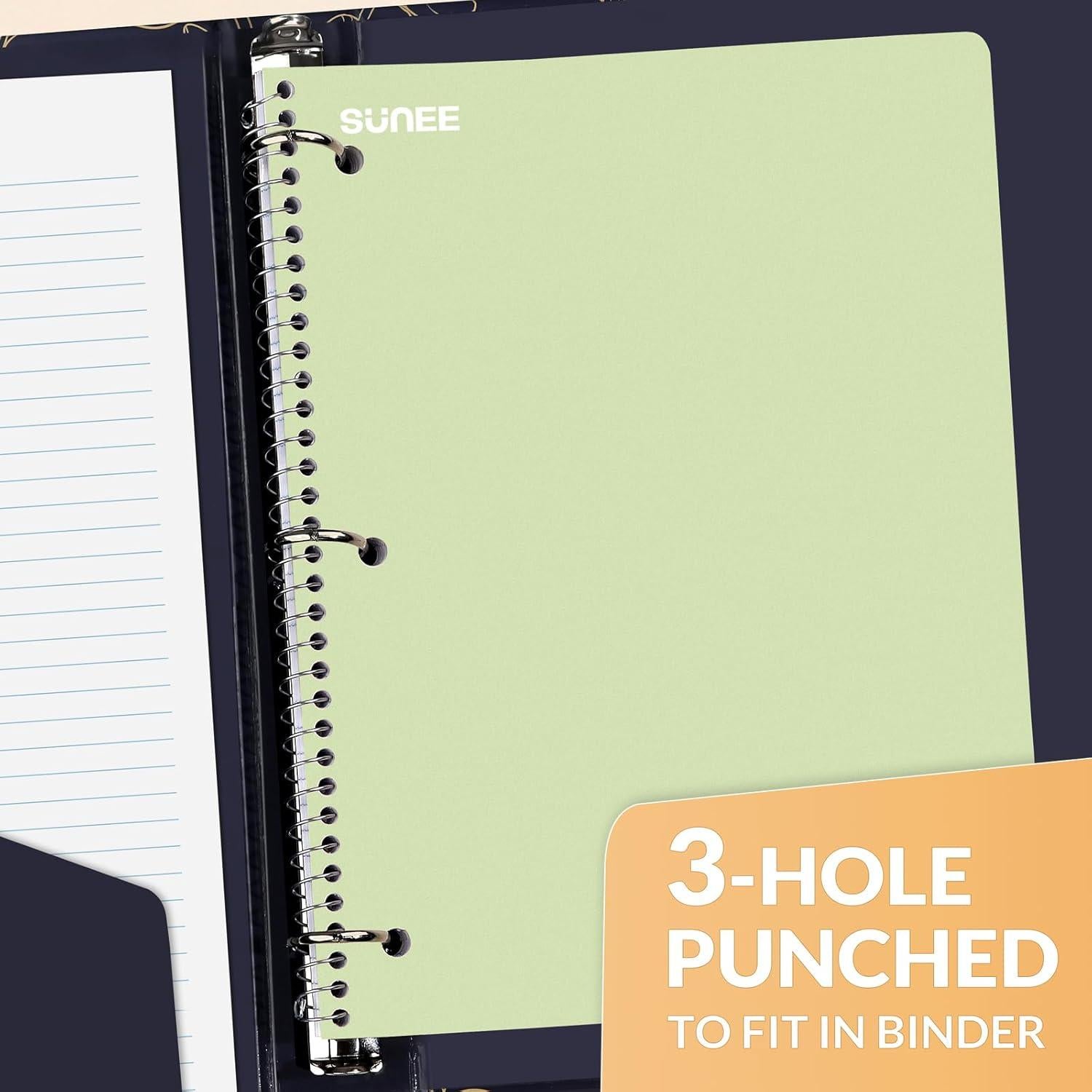 Cuadernos Espirales SUNEE 1 Materia Paquete de 3 70 Hojas