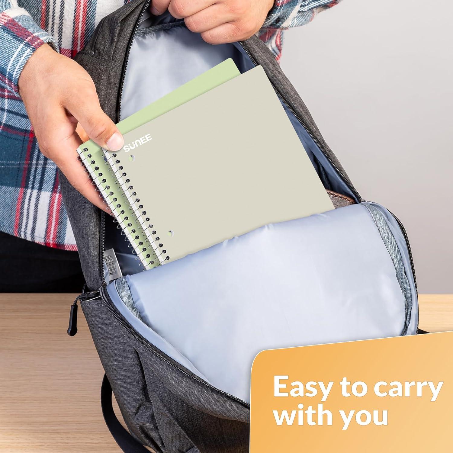 Cuadernos Espirales SUNEE 1 Materia Paquete de 3 70 Hojas