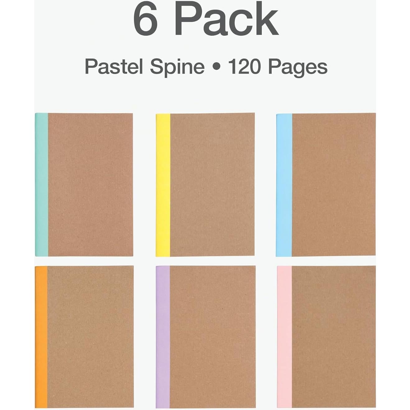 Cuadernos de Composición Oxford 6 Paquetes 60 Hojas Kraft